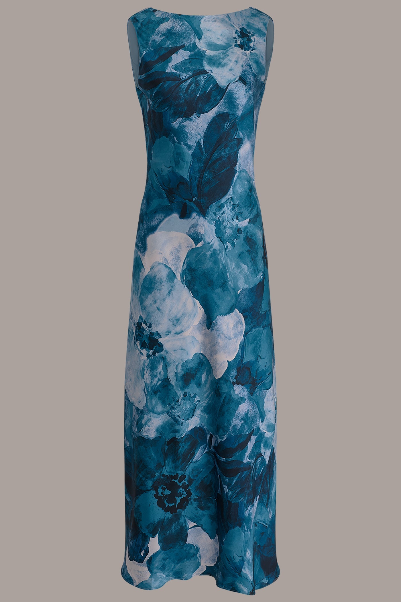 SLEEVELESS TRUMPET GOWN