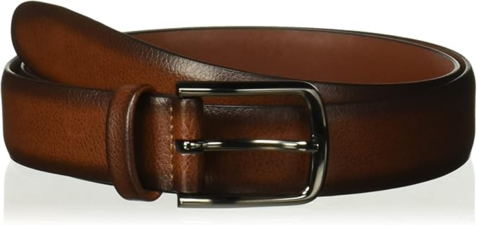 Perry Ellis Textured Leather Belt