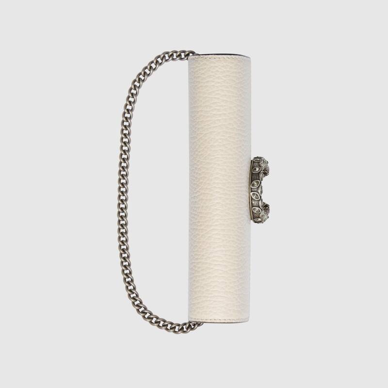 Dionysus super mini leather bag White leather